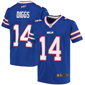 youth nike stefon diggs royal buffalo bills game player jer